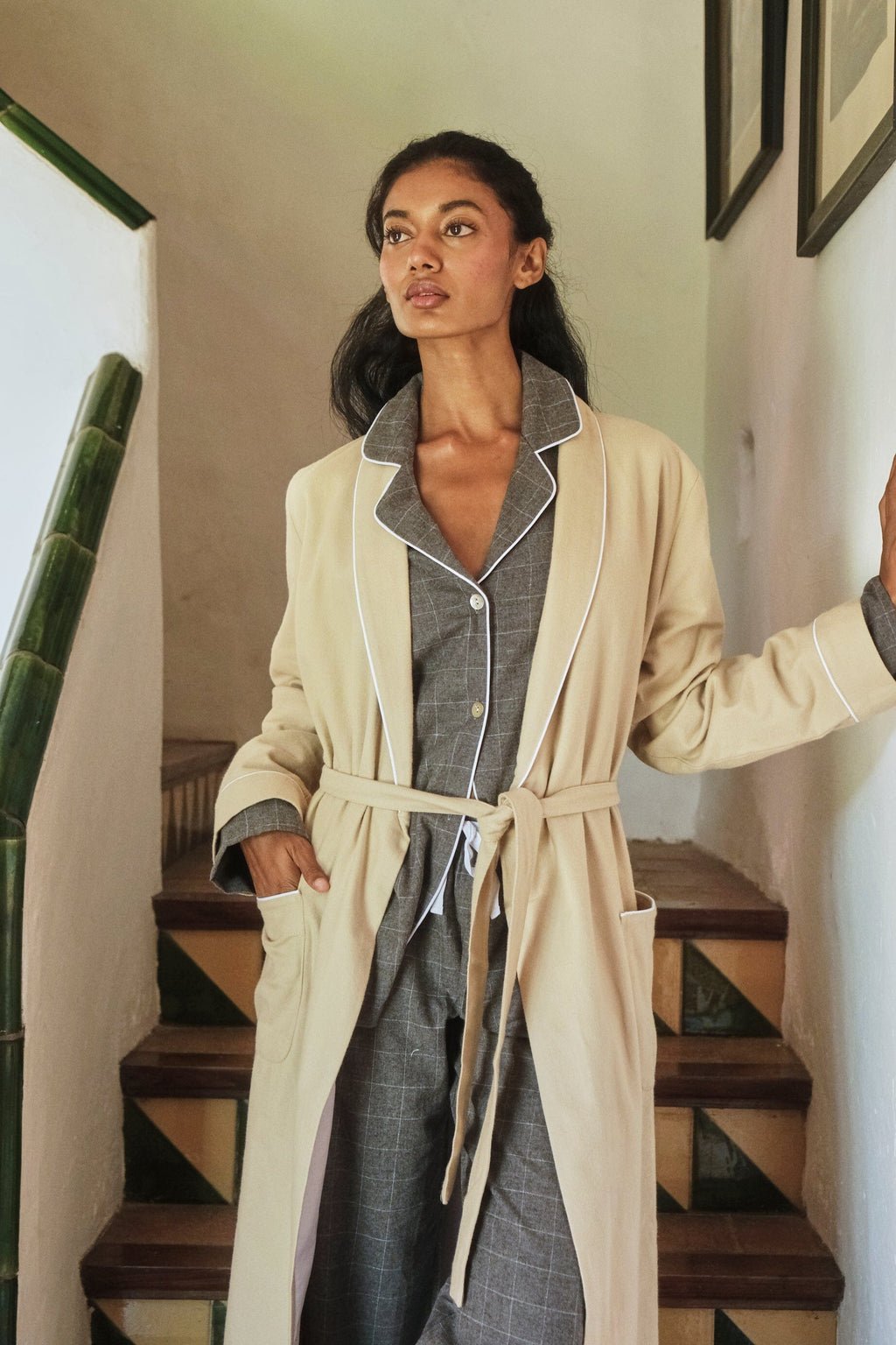 Batín Mujer Beige